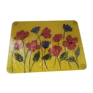 NEW Tempered Glass Cutting Board Michal Sparks Art